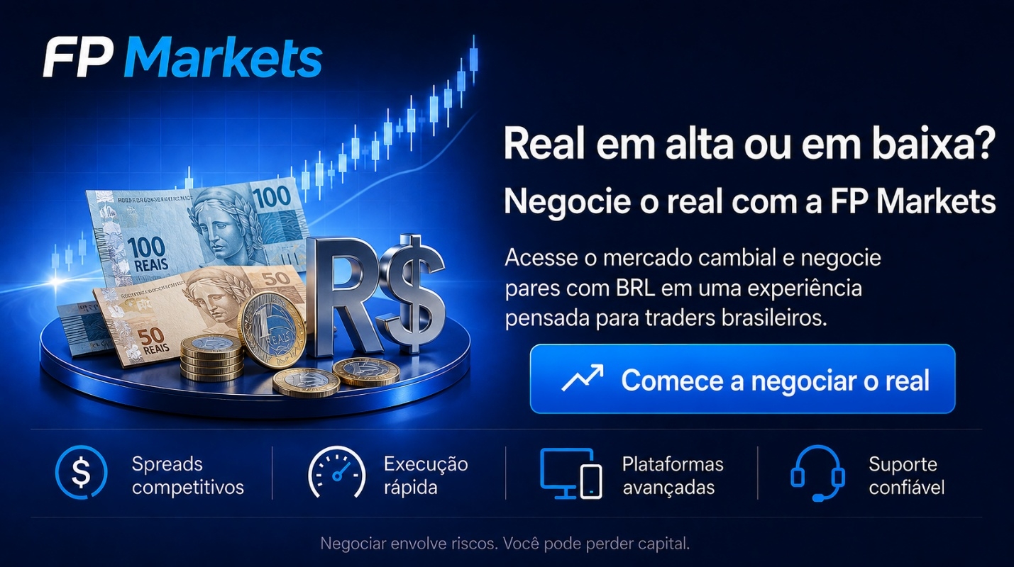 O real brasileiro vai subir ou cair? Descubra a resposta com a FP Markets. Semana de 24 a 28 de agosto de 2026 O real brasileiro vai subir ou cair? Descubra a resposta com a FP Markets. Semana de 24 a 28 de agosto de 2026